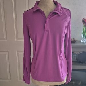 Mondetta Women's Magenta Long Sleeve Top